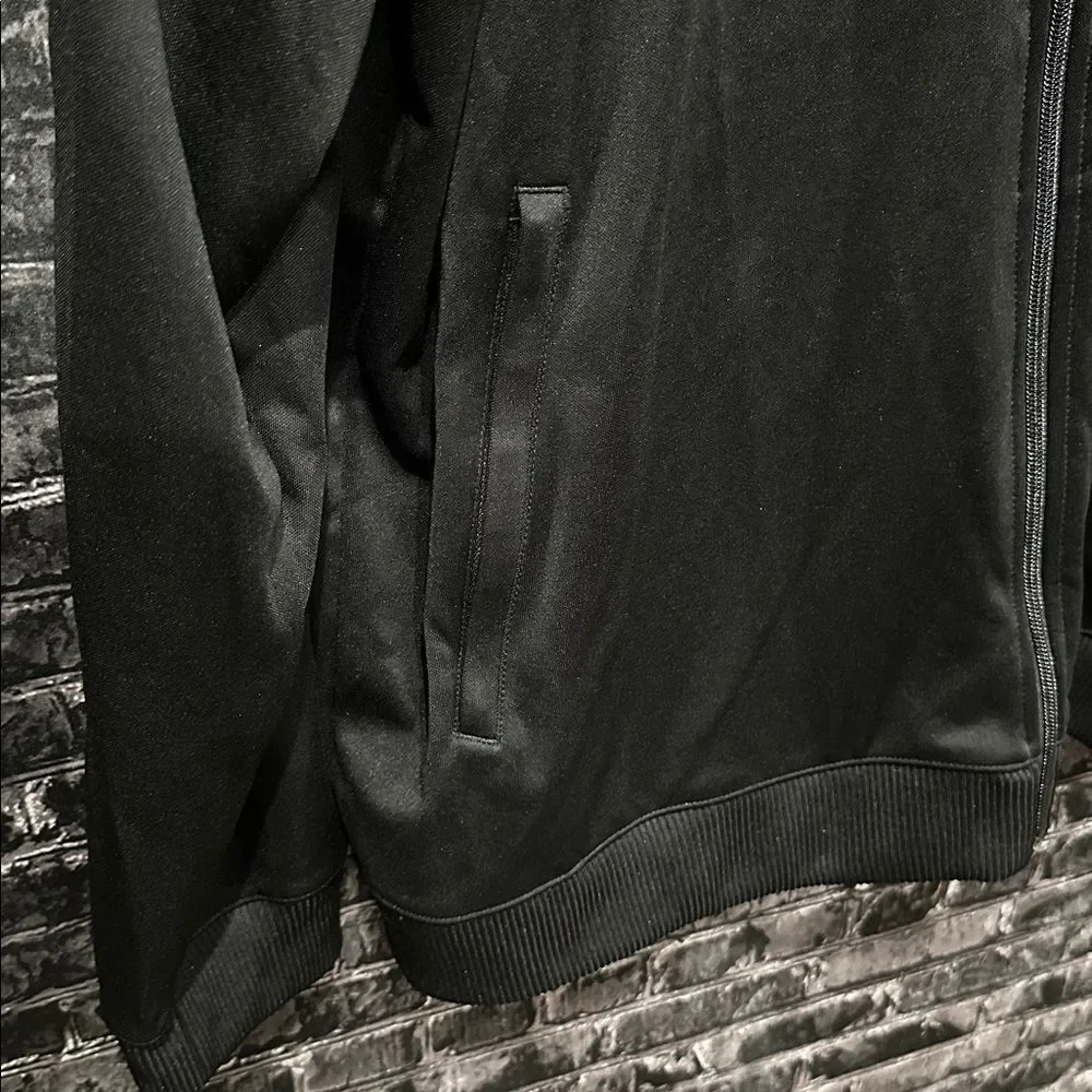 Adidas Men's Black Tango logo Jacket with Red Logo!